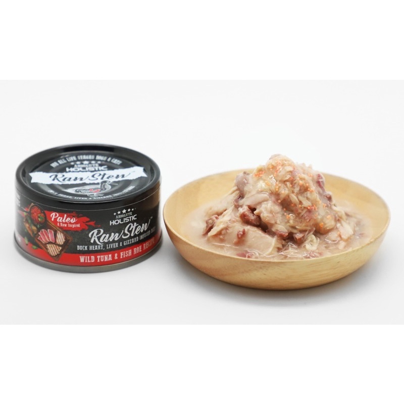 Pate dinh dưỡng cho cún mèo Absolute Holistic RawStew 80g