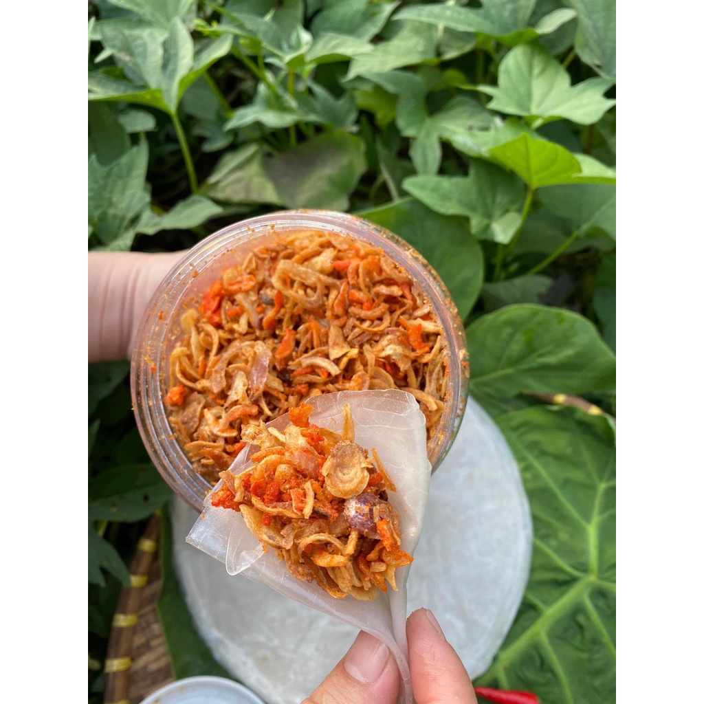 250GR Bánh Tráng Phơi Sương + 200GR Muối Hành Phi + Tặng Kèm Bơ Trứng