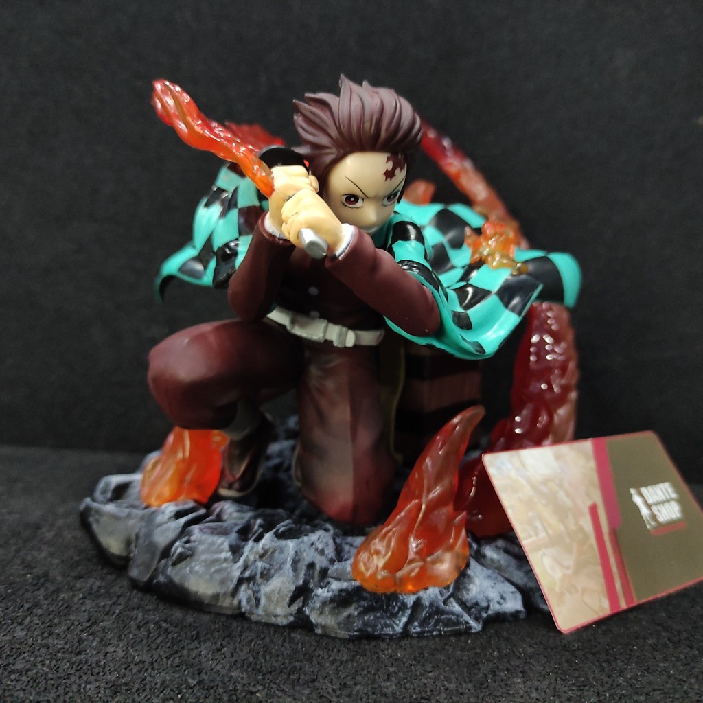 Mô Hình Demon Slayer Tanjiro Hơi Thở Lửa 15cm Kimetsu No Yaiba