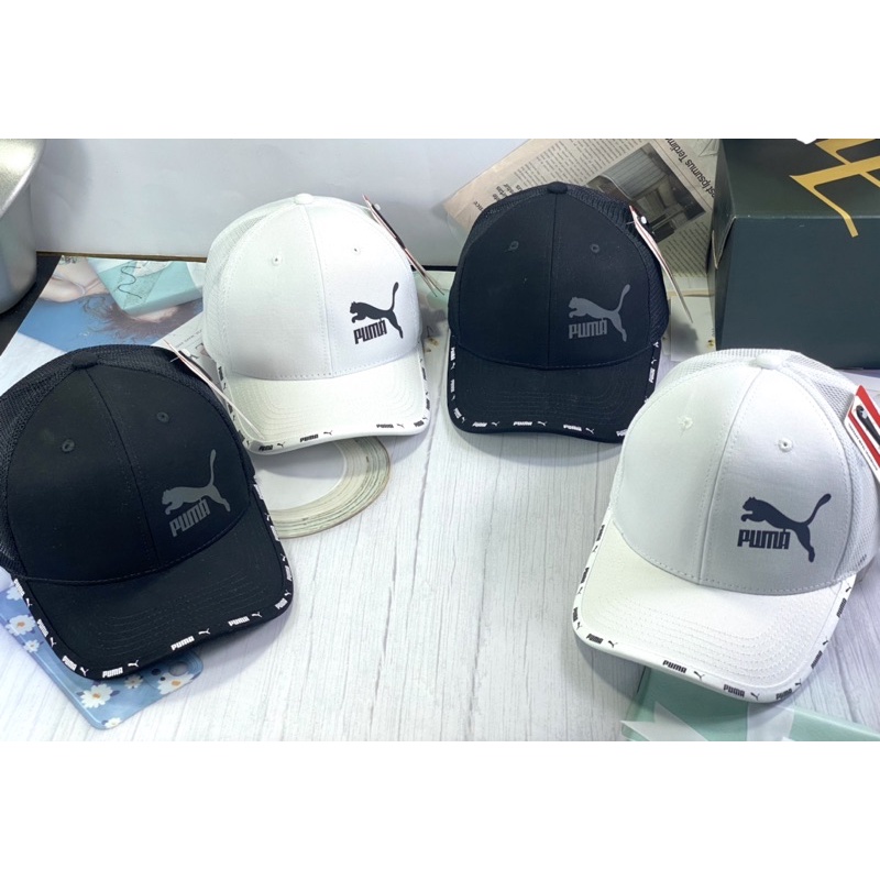 Nón kết mũ lưỡi trai báo phối lưới phảng quang thời trang Nam nữ
