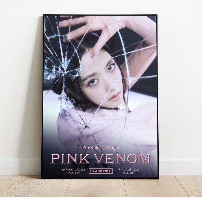 Sét 4 tờ Poster Blackpink Pink Venom 1