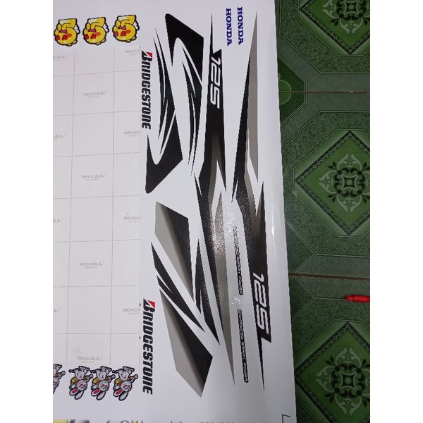 Tem rời AB 2015 đen xám dán xe trắng