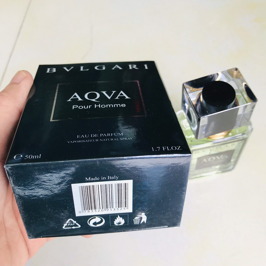 [Lưu hương 8 tiếng] Nước hoa Nam BVL AQVA 50ml hàng cao cấp