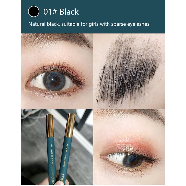 Mascara Colorlab Đầu Cọ Siêu Mịn Uốn Cong Làm Dày Lông Mi Tự Nhiên Kháng Nước jp6 Tuổi