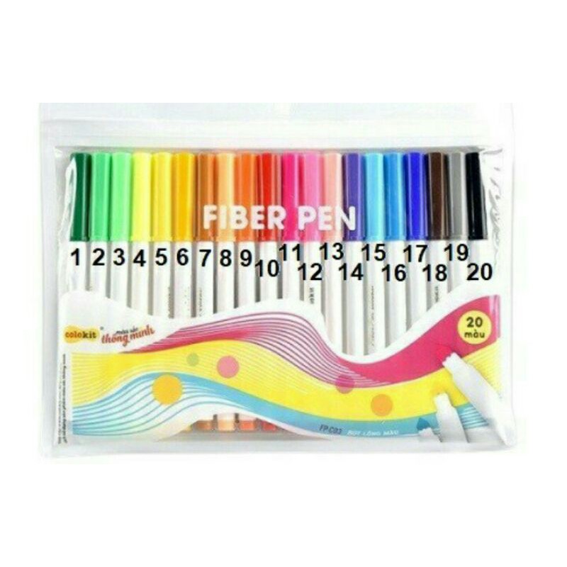 Bút lông màu Fiber pen colokit FPC 03 bán lẻ 1 chiếc