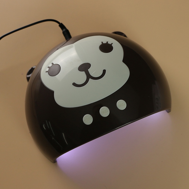 UV LED Máy sấy móng tay 36W Đèn sơn gel Máy hơ gel Phim hoạt hình dễ thương Monkey【By】