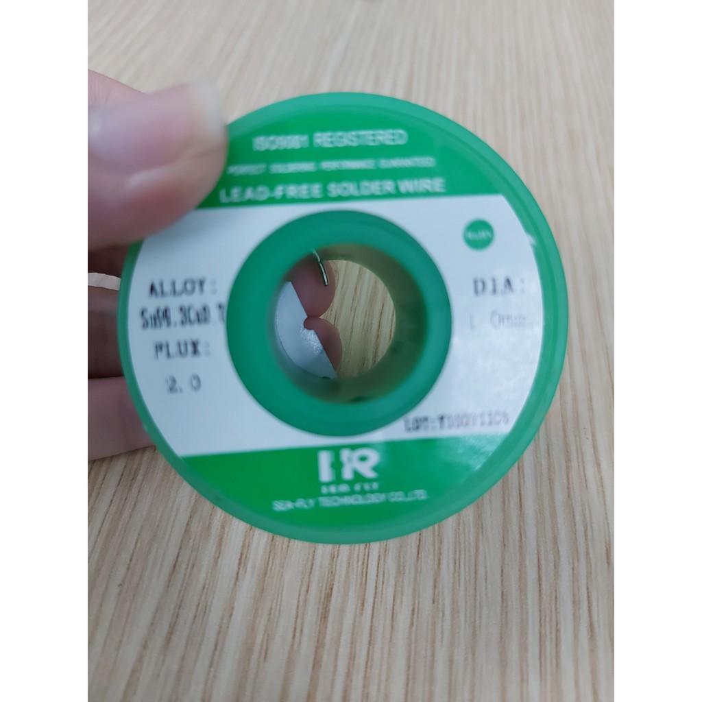 Cuộn thiếc hàn không chì Lead Free Solder Wire 1.0mm