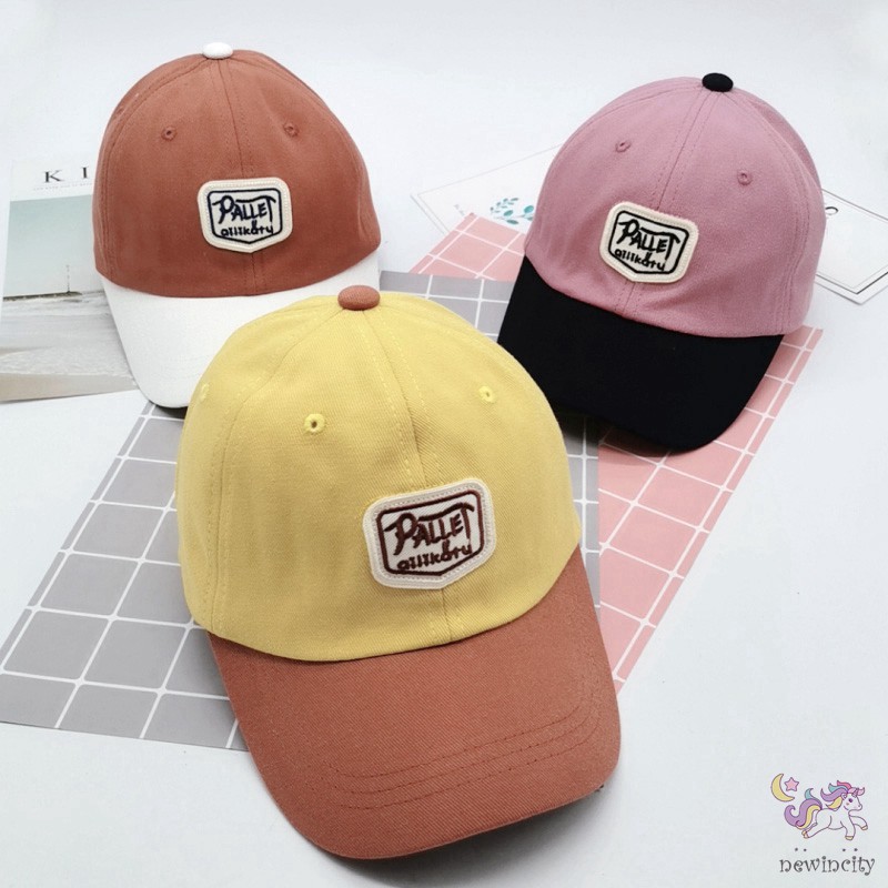 Mũ lưỡi trai in chữ thời trang dễ thương cho bé