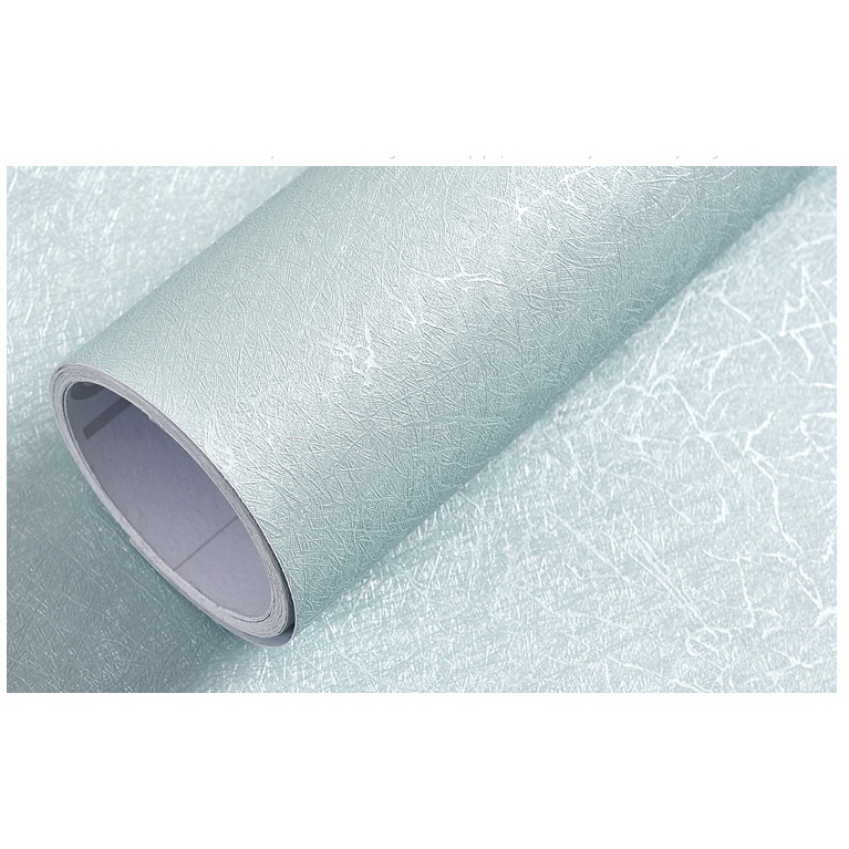 Decal giấy dán tường XANH DƯƠNG SỢI khổ 45cm 1 mét