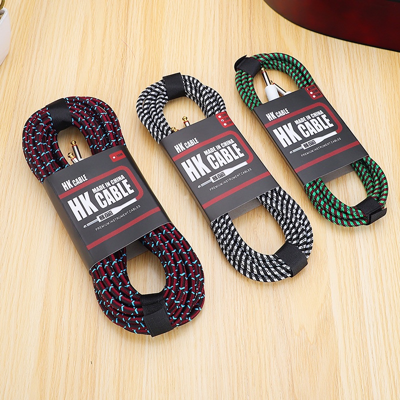 Dây Jack Guitar 6 Ly dài 3M - Chống Noise Chống Hú, Dây Jack Âm Thanh Cắm Đàn Guitar, Đàn bầu