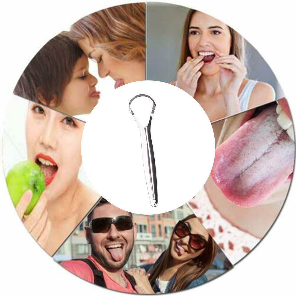 Dụng Cụ Cạo Lưỡi Bằng Thép Không Gỉ Chất Lượng Cao X1A6