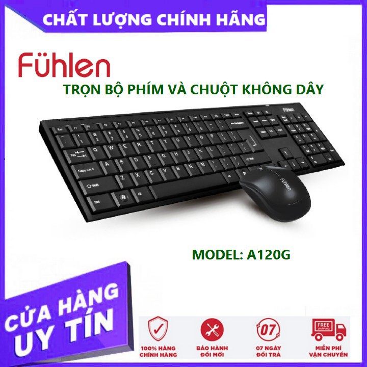 Bộ Bàn Phím Và Chuột Không Dây Fuhen-Bảo Hành 12 Tháng | BigBuy360 - bigbuy360.vn