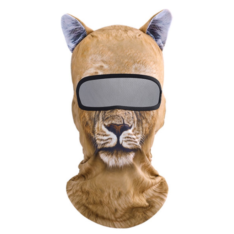 Thảm Chùi Chân Mùa Xuân In Họa Tiết Mặt Động Vật 3D Dễ Thương