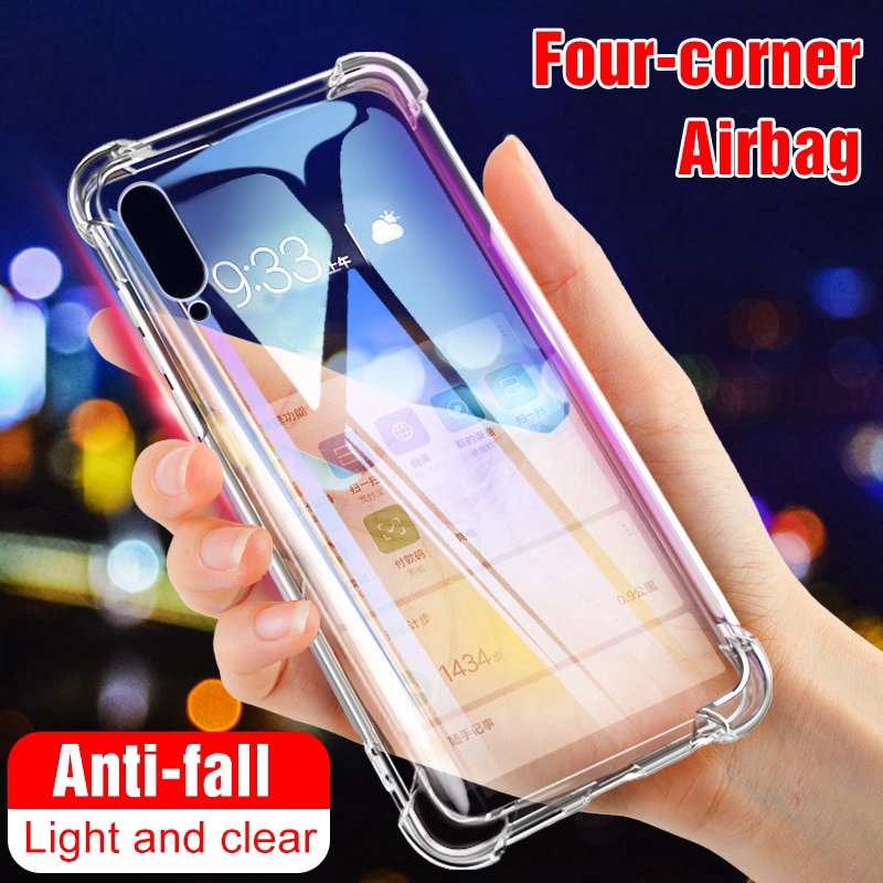 Shockproof Case Xiaomi Redmi Note 8T 9S 9 Pro Max Mi 8 Lite 8 SE A3 A1 5X A2 Lite Mi Play 10 5G Redmi 8A Transparent Clear Back Phone Cover Case