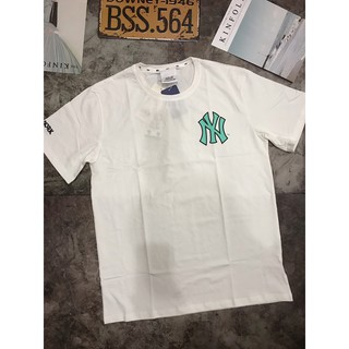 [Ảnh Thật] Áo Thun N.Y Trắng Logo Xanh Mint