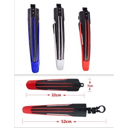 Chắn bùn xe đạp thể thao dè chắn bùn xe đạp sọc màu