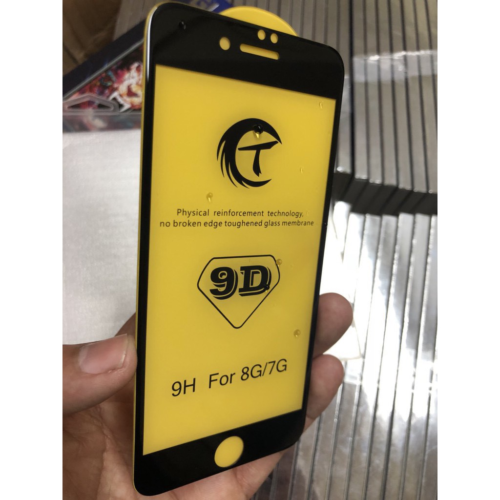 [FULL MÀN] Kính Cường Lực IPhone 9D Siêu Xịn Full Màn, Hạn Chế Bám Vân Tay 6/7/8 Plus/X/Xr/XsMax/11PROMAX