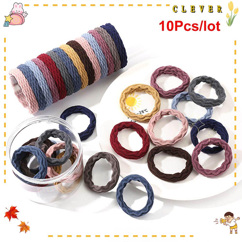 10 buộc tóc nữ co giãn thời trang 2018