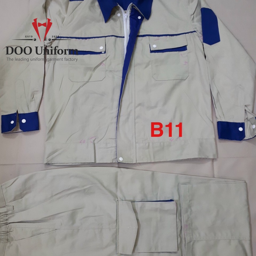 [DOO SAFETY] Đồ bảo hộ nam full size, đủ màu đủ mẫu, chất vải kaki bền