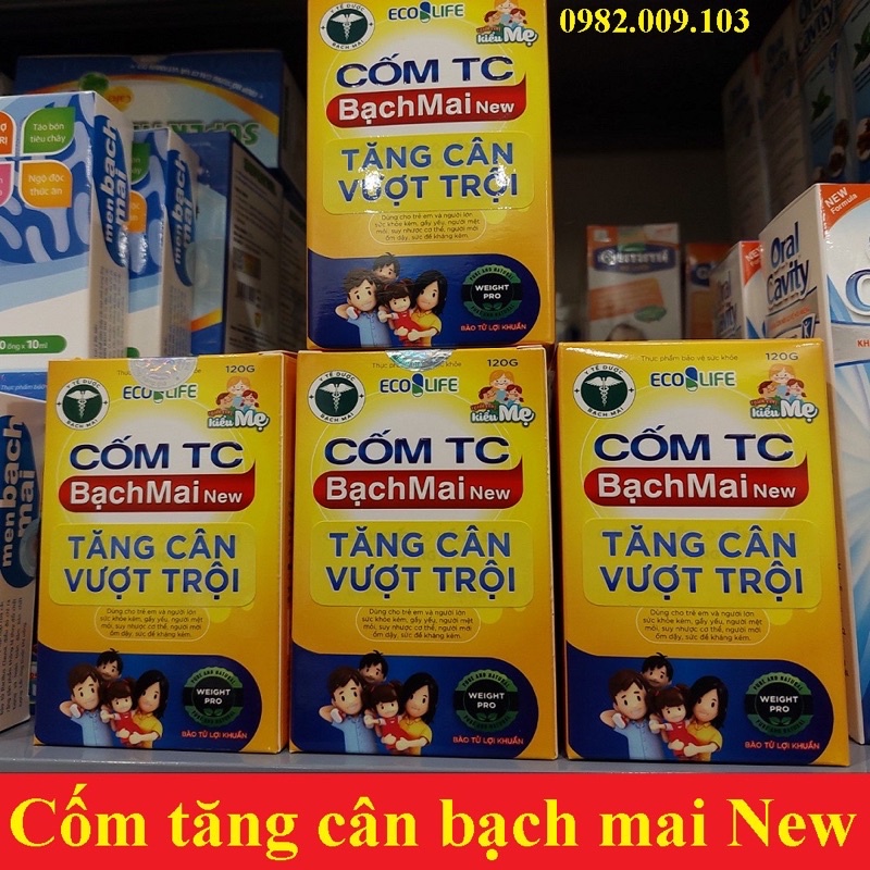 Cốm tăng cân bạch mai- tăng cân nhanh không sợ gầy trở lại.