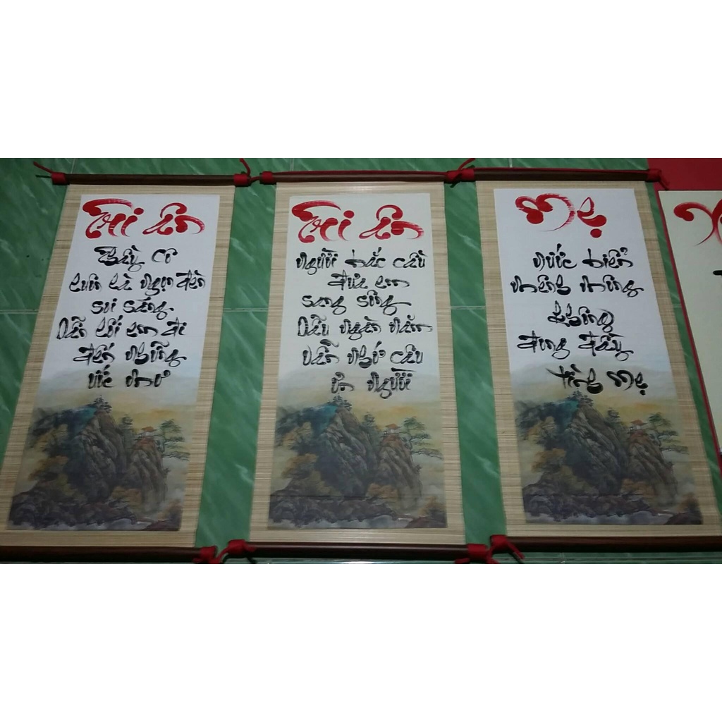 Tranh thư pháp 20-11