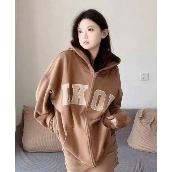 Áo khoác nỉ- áo hoodie phôm UNISEX dây kéo XỊN vải dày dặn.