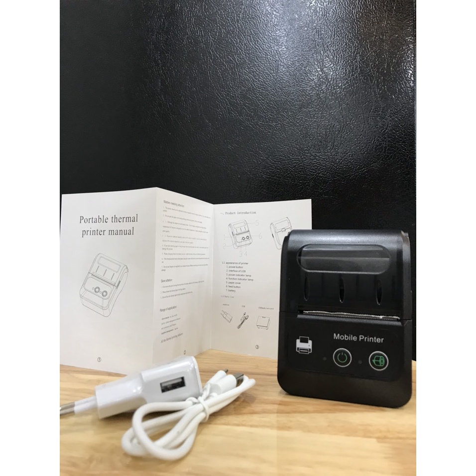 Máy In Hoá Đơn mini Không Dây PT-280 + Giấy in nhiệt 57mm