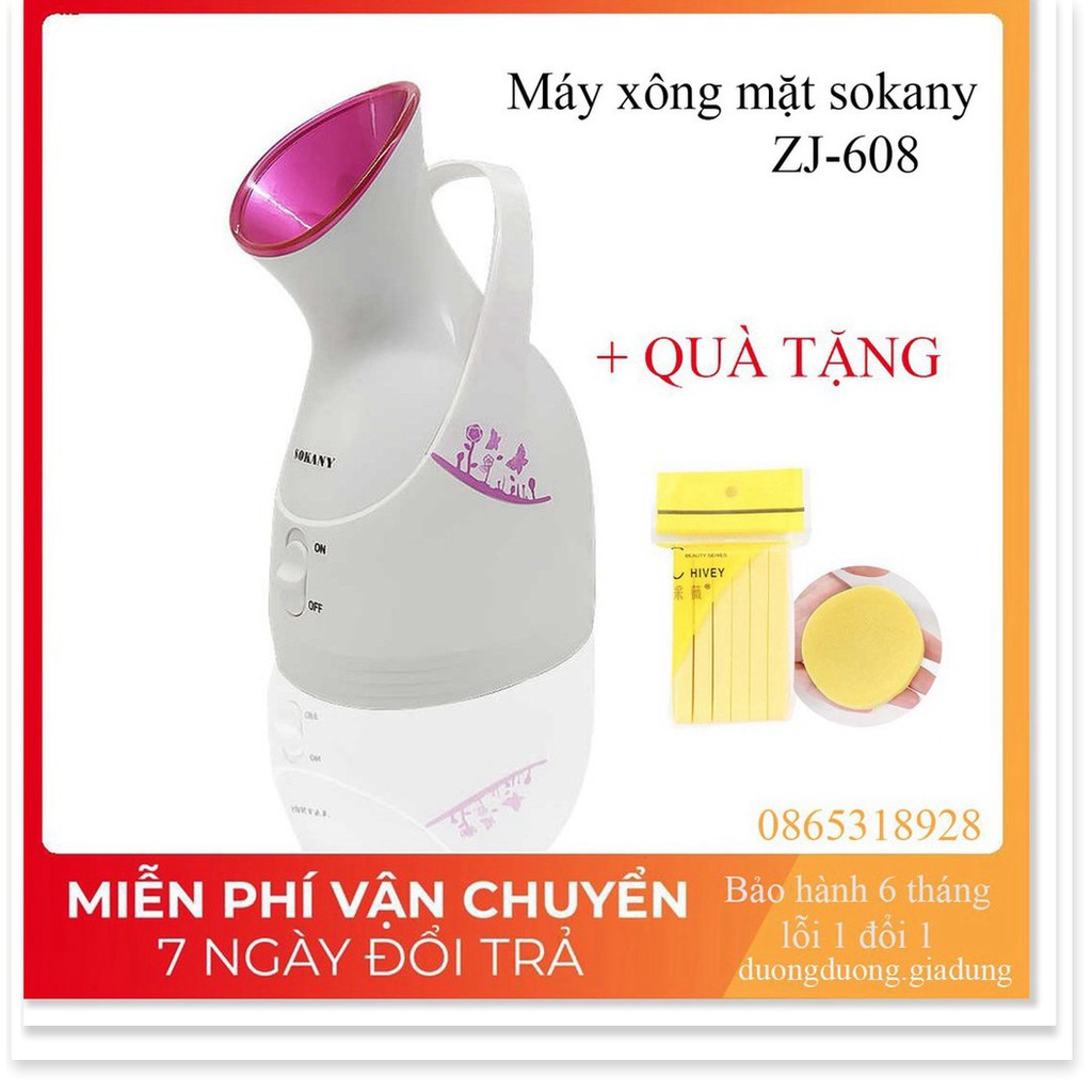 [HÀNG LOẠI 1 - GIÁ SẬP SÀN] Máy Xông Hơi Làm Đẹp Da Mặt Tại Nhà Sokany Chính Hãng