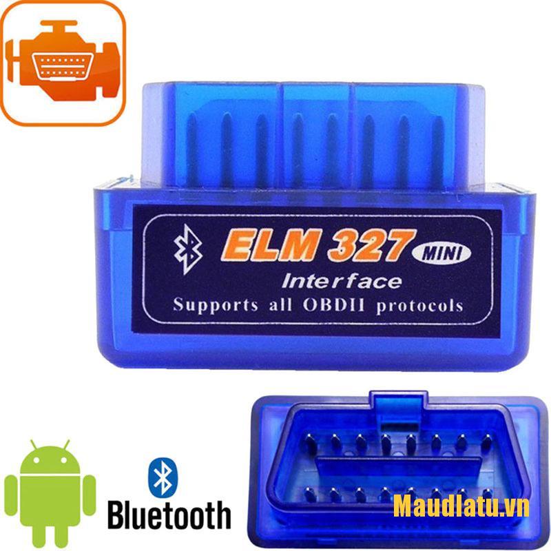 ༺๑Maudlatu๑༻ELM327 V1.5 Bluetooth OBD2 For Android/Torque Super Diagnostic Code Reader