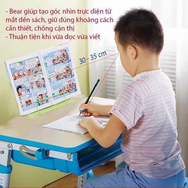 Kẹp Sách Chống Cận Thị, Kệ Sách Chống Gù Cho Bé Ngồi Học