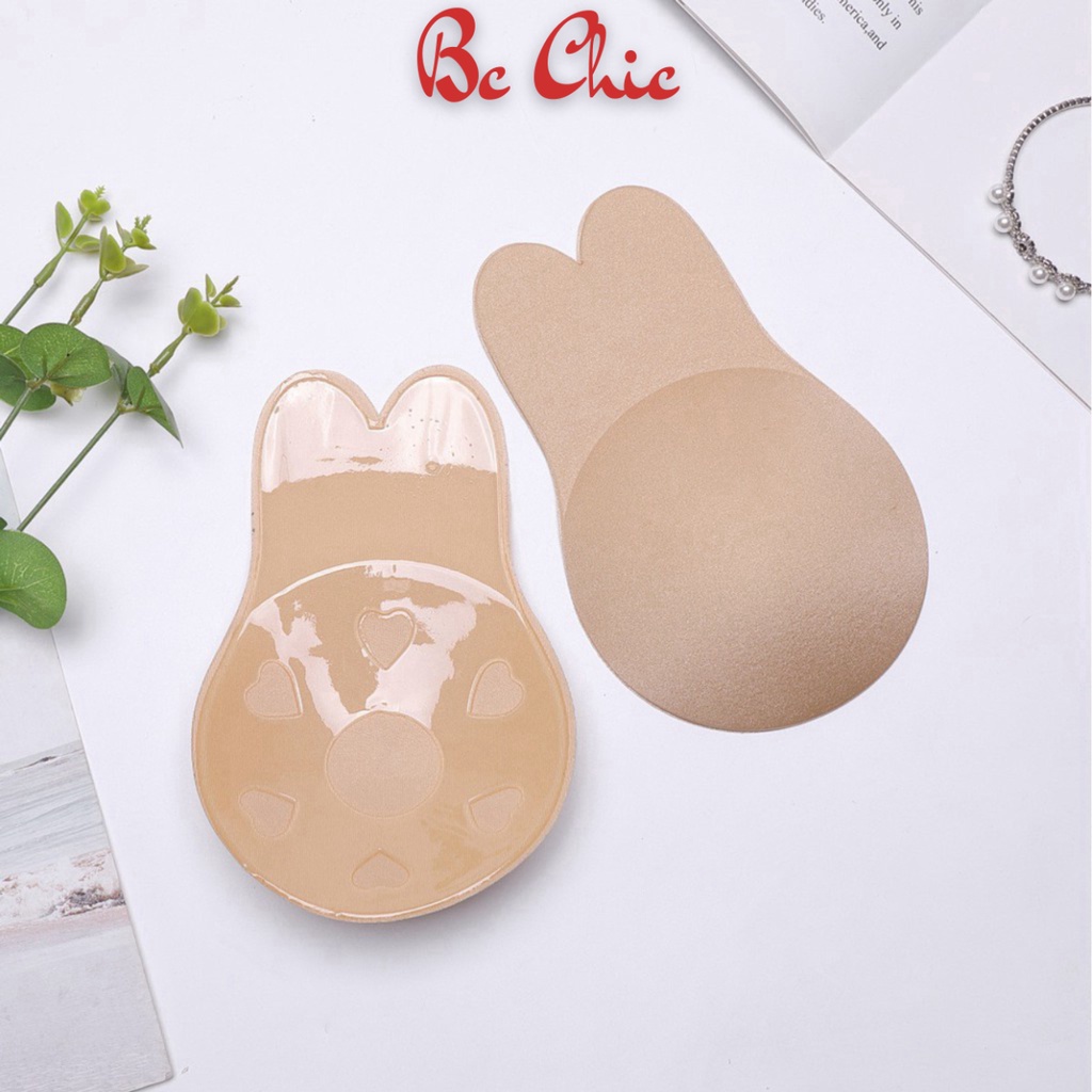 Miếng Dán Ngực , Miếng Dán Ngực Tai Thỏ siêu dính dùng được nhiều lần BC_CHIC LINGERIE
