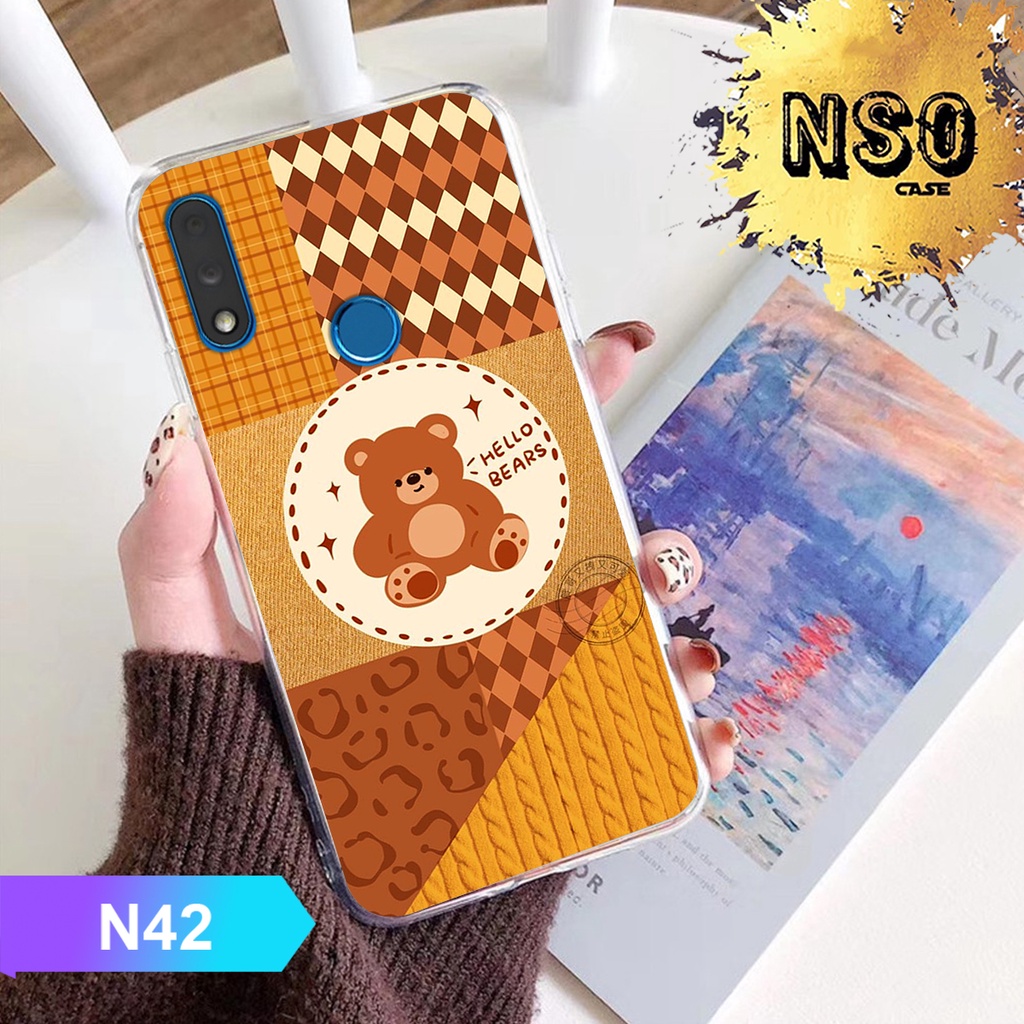 Ốp Lưng Vsmart Star 3 - Vsmart Star 4 In Hình họa tiết gấu dễ thương đẹp