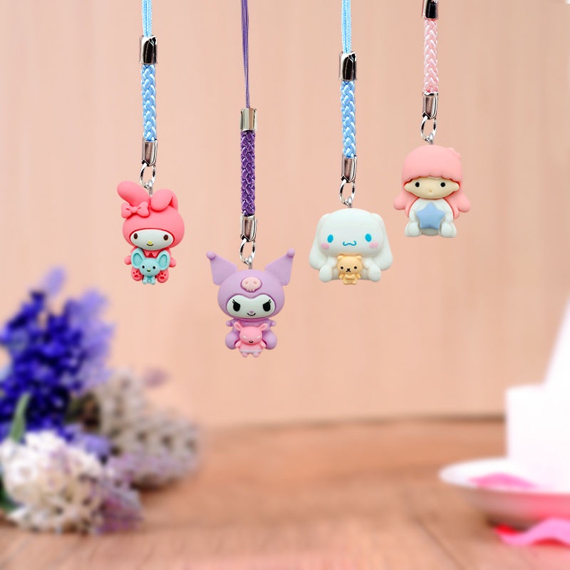 Móc Điện Thoại Hình Kuromi Hoạt Hình Dễ Thương