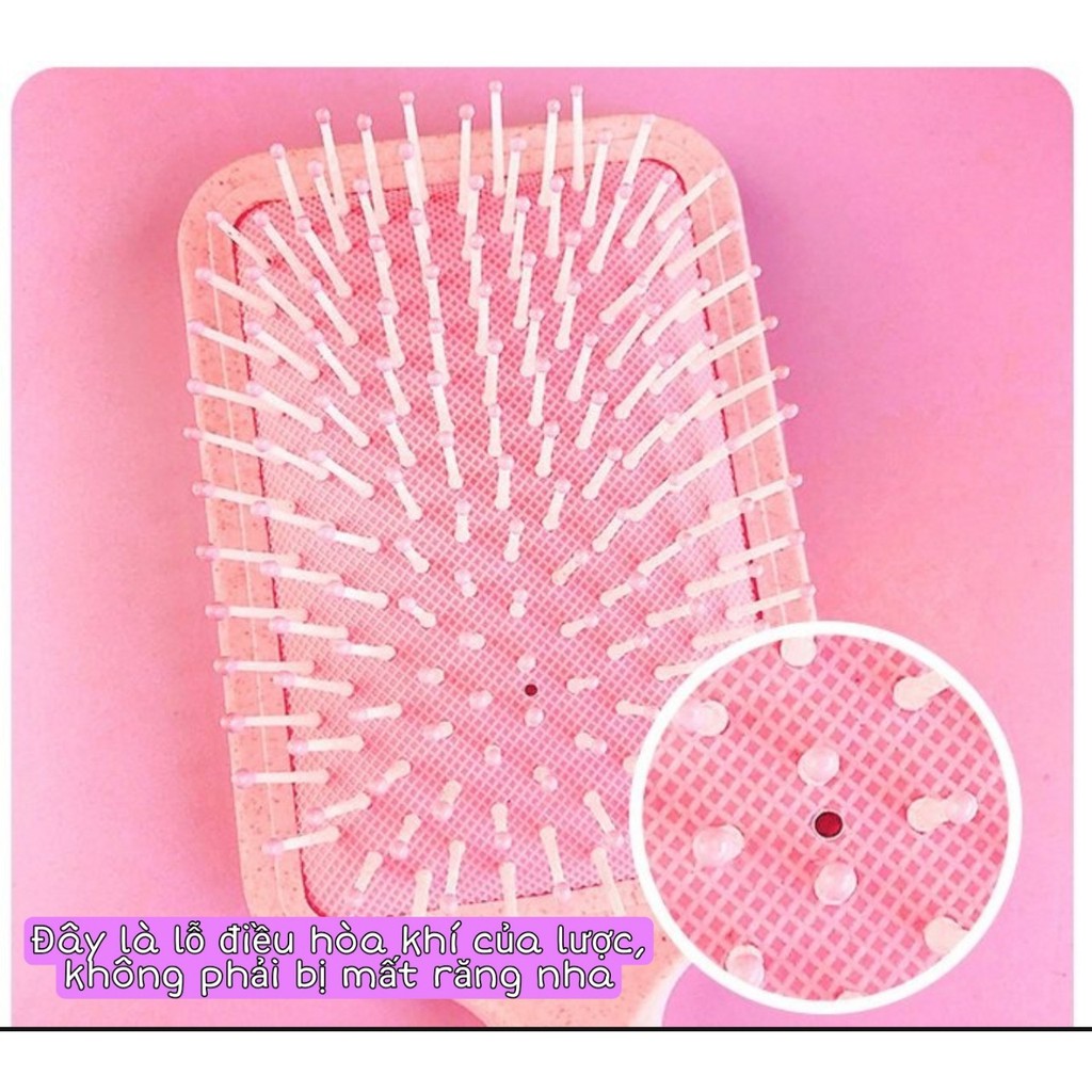 Lược chải tóc chống tĩnh điện massage da đầu có túi khí, PK003