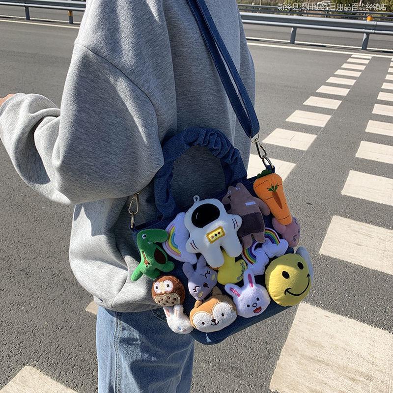 Túi Xách Vải canvas In Hoạt Hình Dễ Thương Thời Trang Cho Nữ 2021