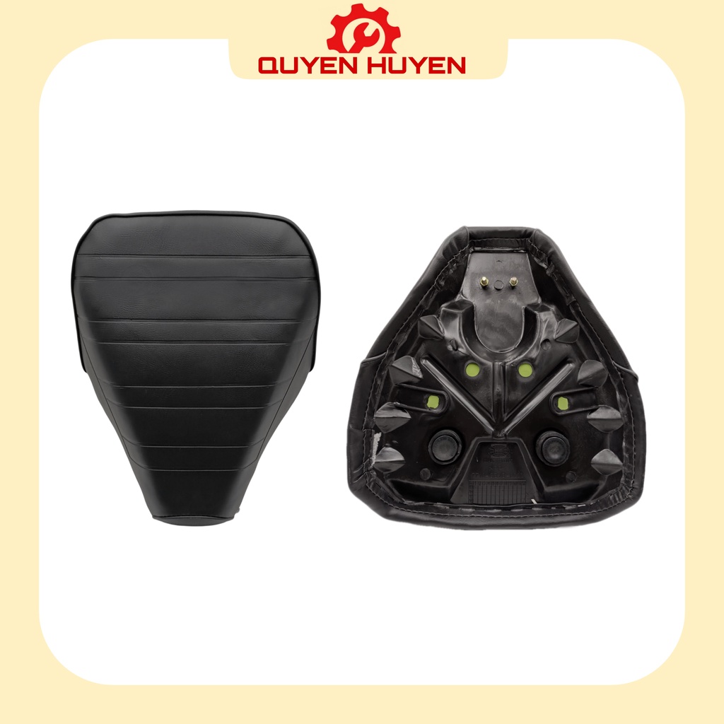 Bộ yên trước và sau dành cho xe Cub 81, 82, DD - Chất liệu Da Simili - Chống chịu nắng mưa tốt - Bền bỉ theo thời gian