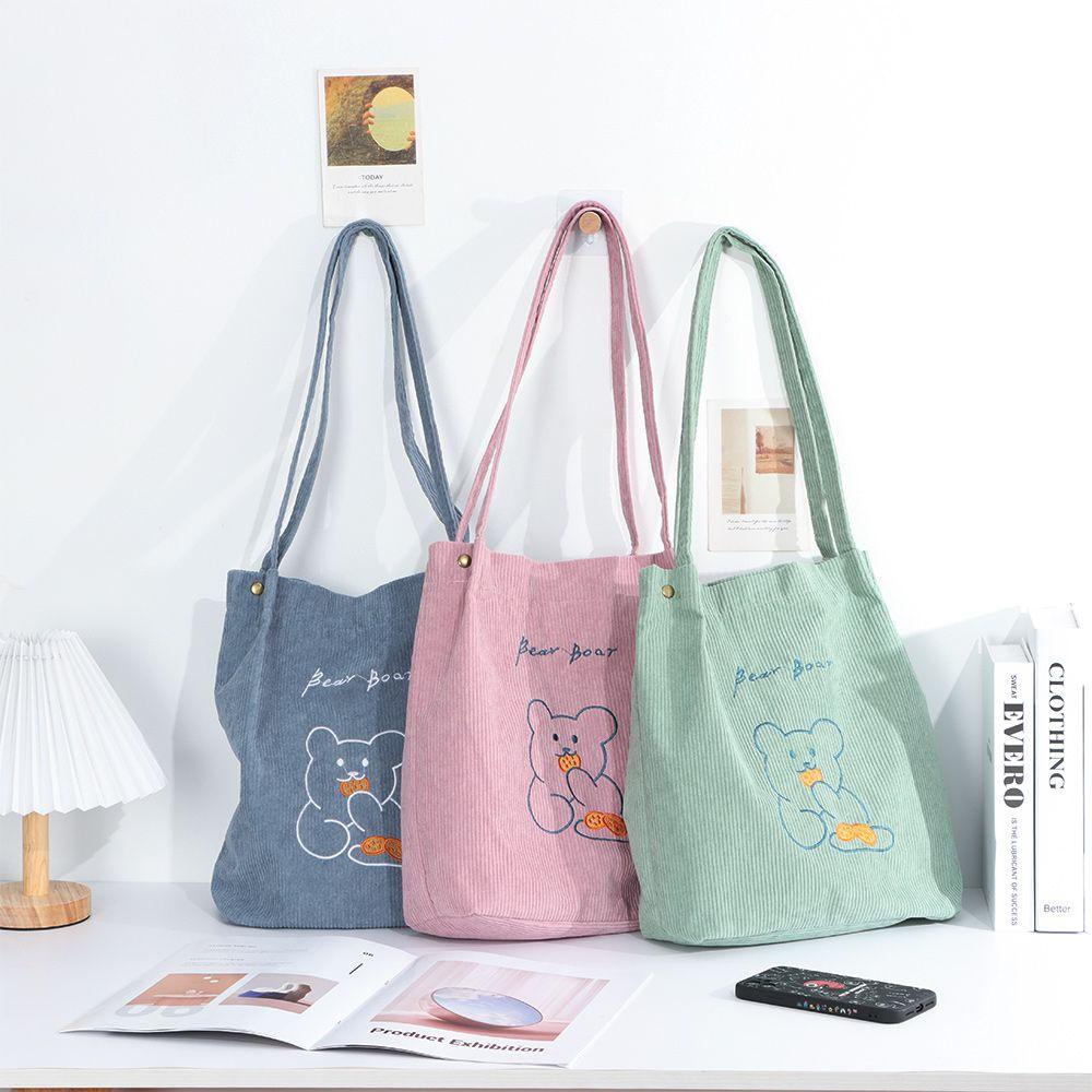 Túi Tote Đeo Vai Hình Gấu Dễ Thương
