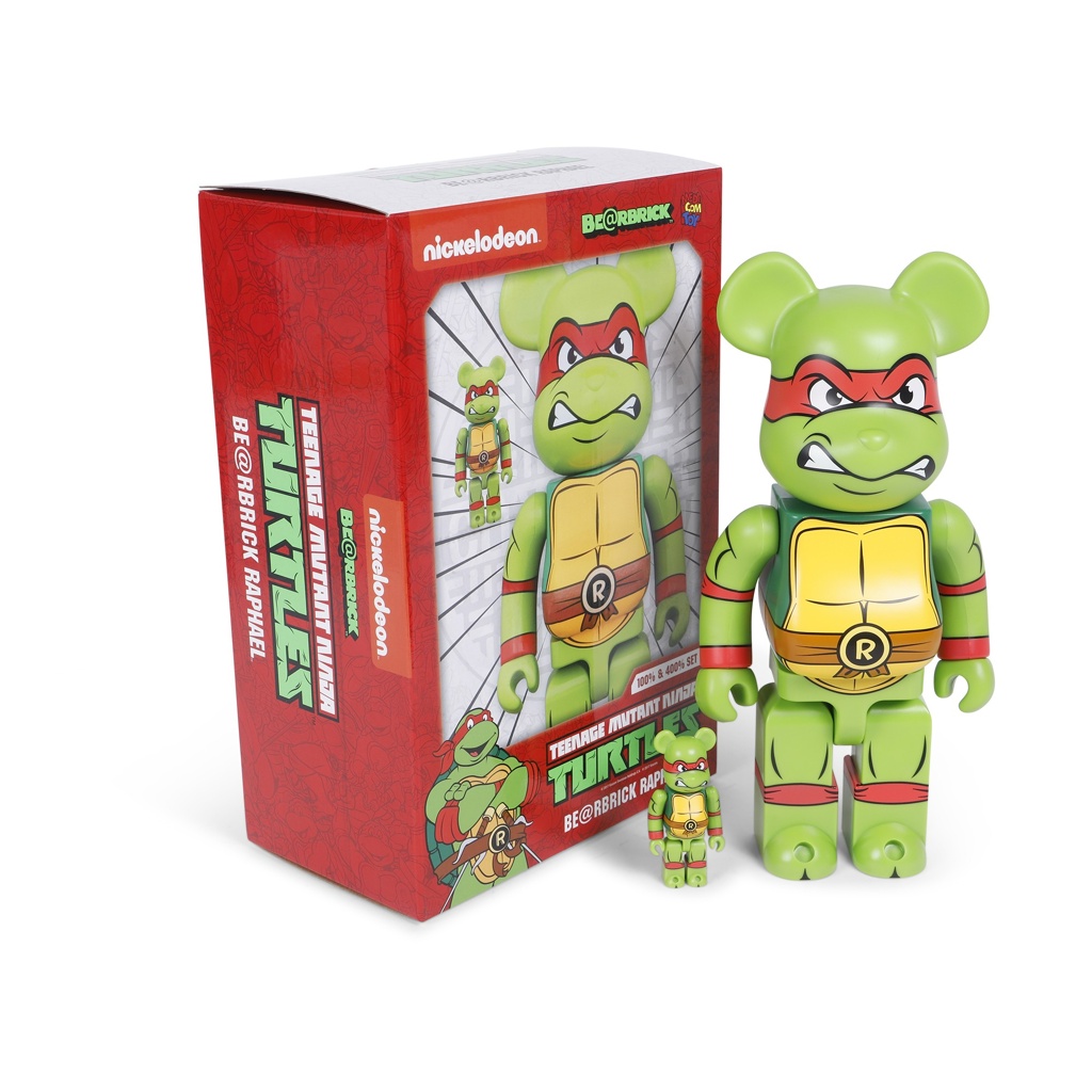 Mô Hình trưng bày decor Bearbrick Raphael 100% + 400%