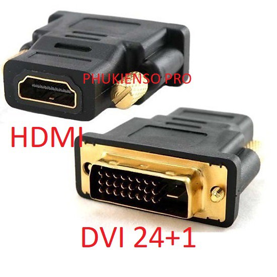 Đầu chuyển DVI sang HDMI Felame (DVI 24+1 to HDMI và DVI 24+5 to HDMI)