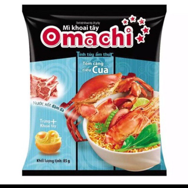 Mì khoai tây omachi 5 sao 78g/gói