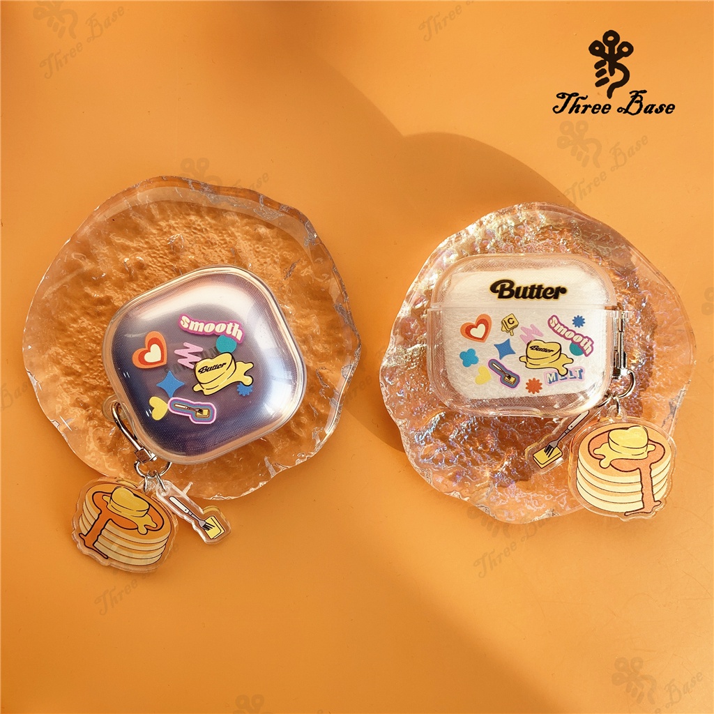 Ốp Hộp Đựng Tai Nghe Nhét Tai Mềm Trong Suốt Hình BTSS-613 Samsung galaxy Buds 2 3 pro gen 2