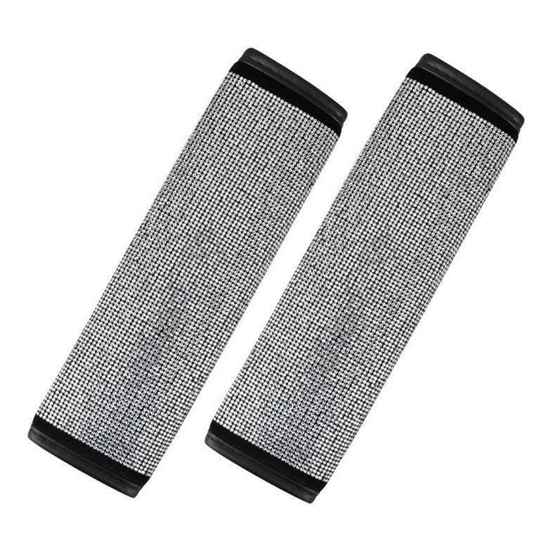 Bọc cần số, phanh tay,đai an toàn và đệm tỳ tay đính full đá sang trọng