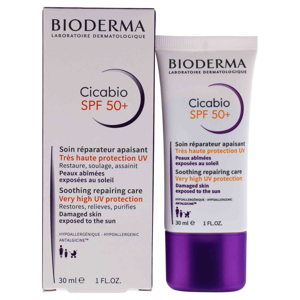 [CHÍNH HÃNG] Kem dưỡng phục hồi da tổn thương, bảo vệ da khỏi tia UV Bioderma Cicabio SPF 50 30ml