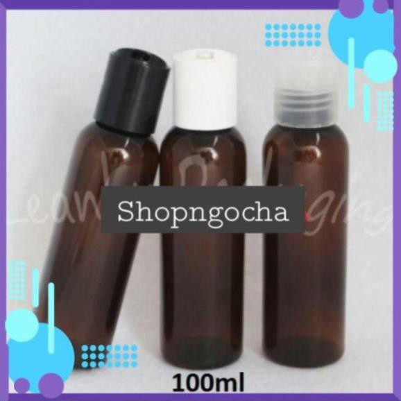 Chai Chiết Mĩ Phẩm ❤ RẺ VÔ ĐỊCH ❤ Chai nhựa pet nắp nhấn 100ml,50ml,30ml,20ml chiết mỹ phẩm , phụ kiện du lịch