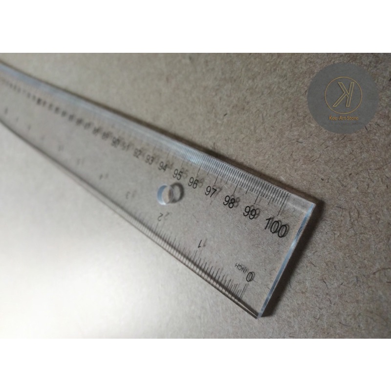 Thước kẻ nhựa trong suốt 100cm / thước kẻ 100cm