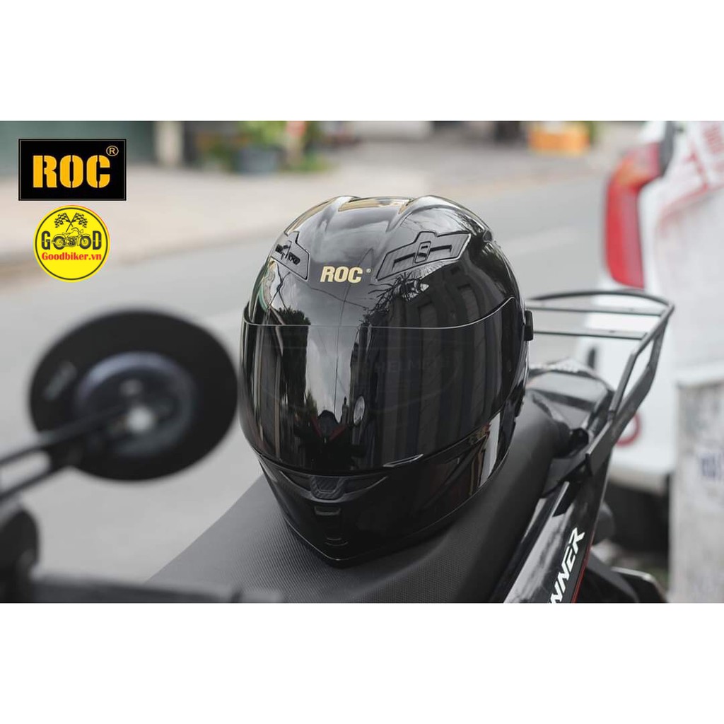 Mũ bảo hiểm Fullface ROC 03 lên tem AGV pista kèm LEDLIGHT