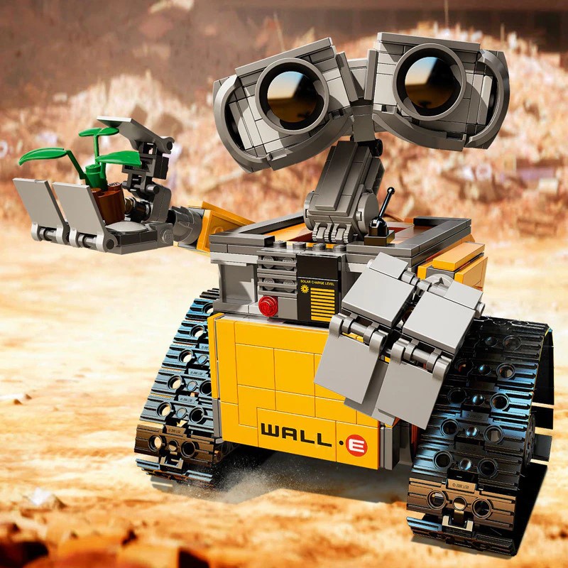 1051 Đồ chơi ghép hình kiểu lego robot biết yêu Wall-E
