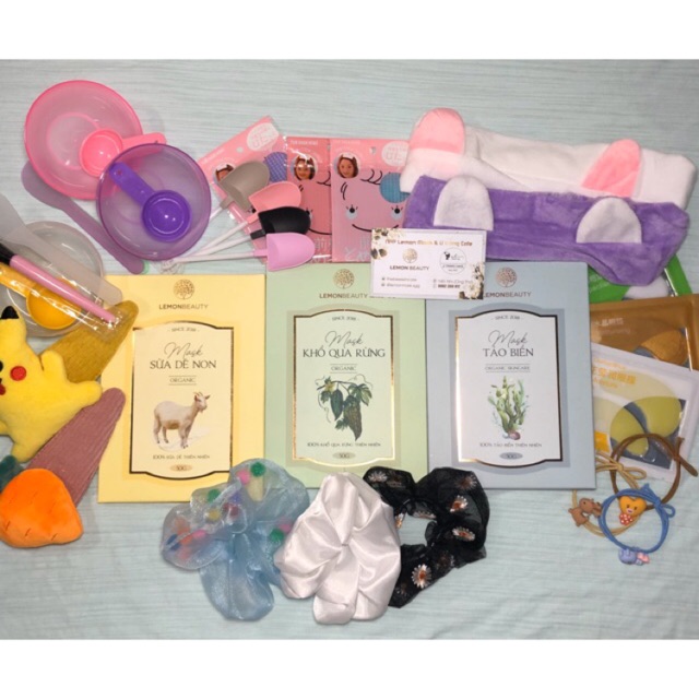 [Mua 1 tặng 4]LEMON MASK-BỘT KHỔ QUA RỪNG VÀ TẢO BIỂN HANDMADE