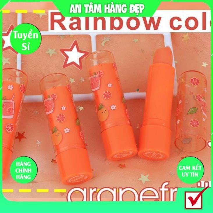 Son Dưỡng Cam Đào MAGIC LIP BALM KING DC Giúp Môi Mềm Mịn Với Hương Cam Đào Quyến Rũ Ngọt Ngào