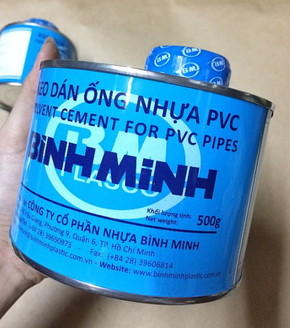 Keo Dán Ống Nhựa Bình Minh 200G, 500G